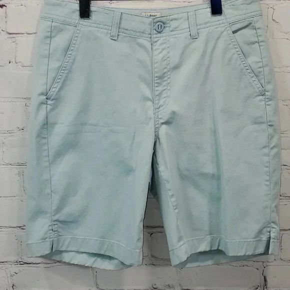 L.L. Bean Bayside Comfort Organic Cotton Favorite Fit Shorts Size 10 - Picture 1 of 13